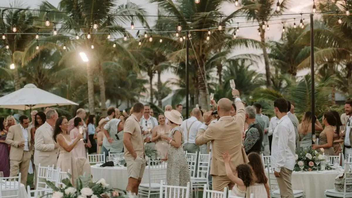 The venue’s existing style and décor should align with the overall wedding concept