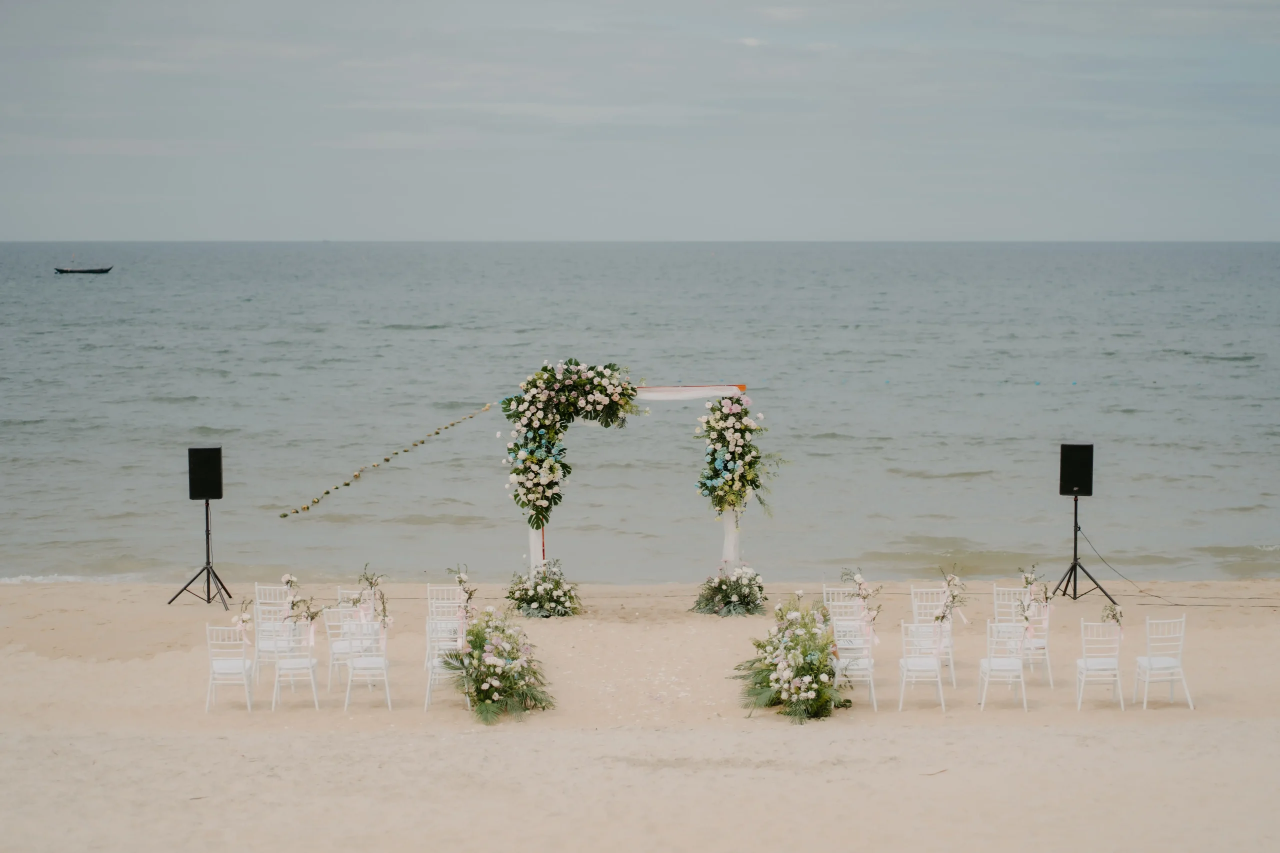 Wedding venue on the beach in Hoi An