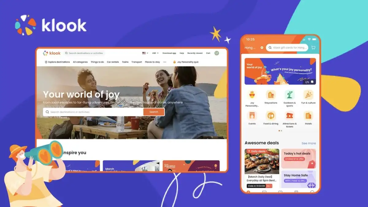 Booking tours and experiences via GetYourGuide and Klook (Source: Klook)