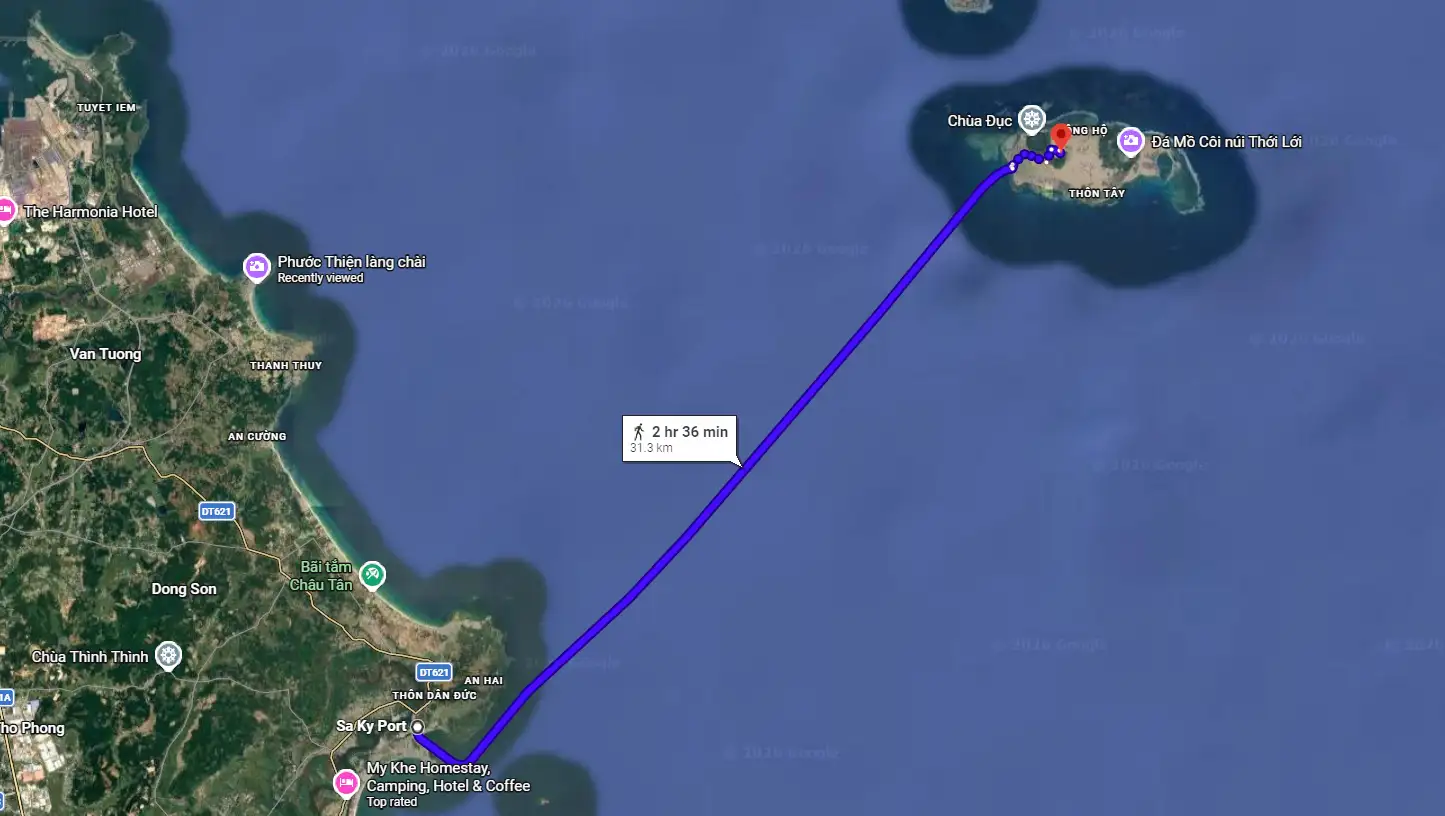 From Sa Ky Port to Ly Son Island
