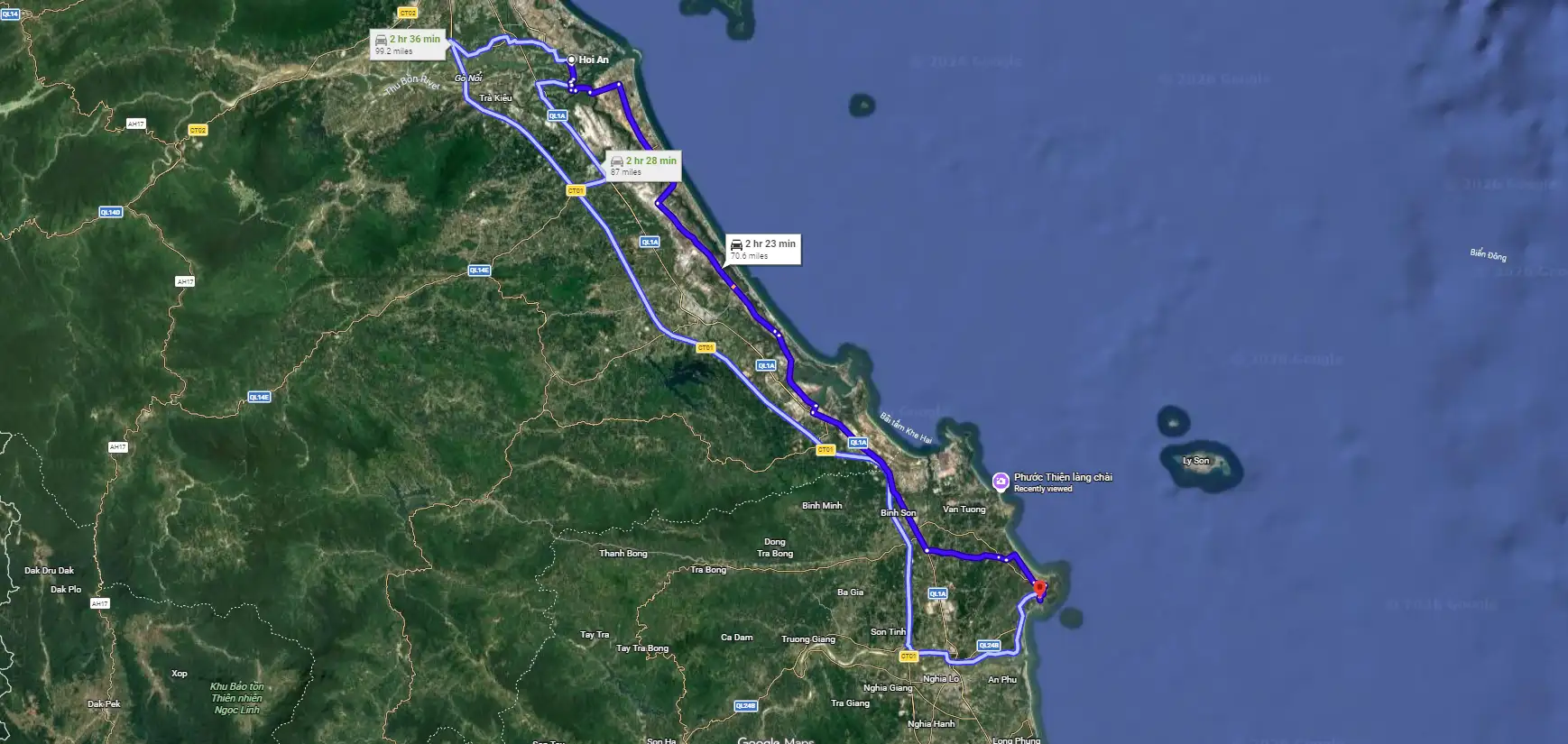 From Hoi An to Sa Ky Port