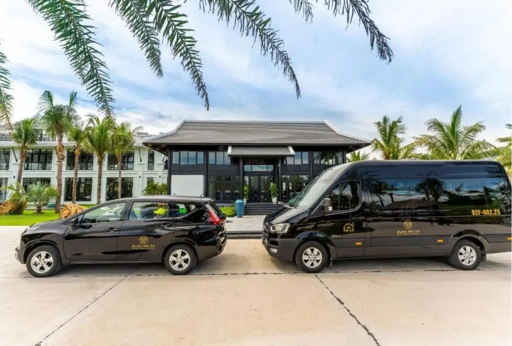 Bliss Hoi An's free shuttle connects guests with the Ancient Town on a fixed schedule