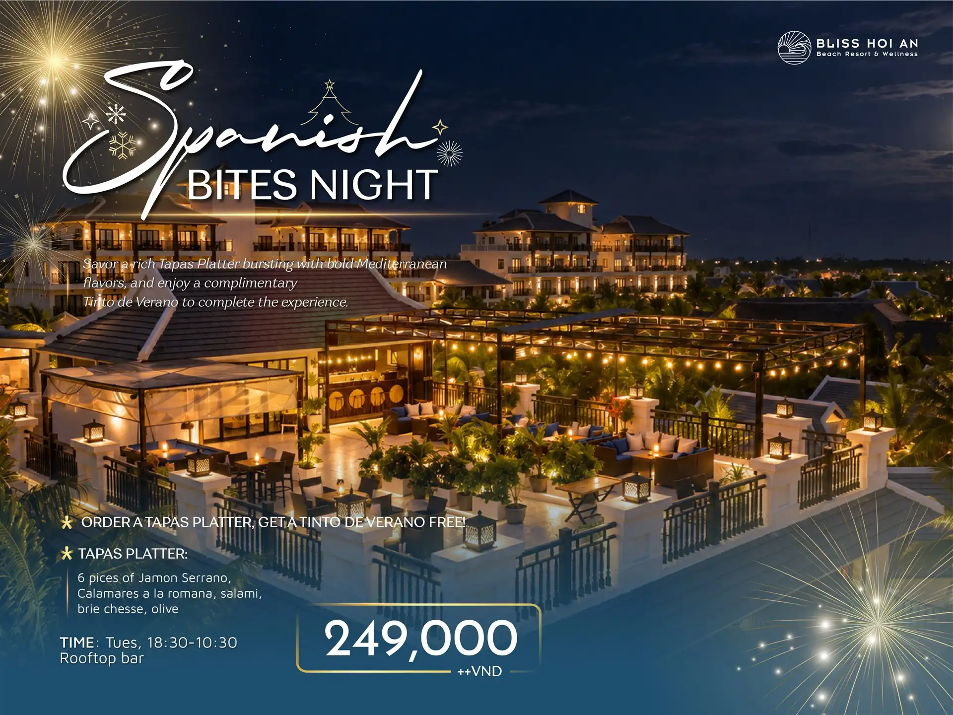 SPANISH BITES NIGHT | A FESTIVE TASTE OF SPAIN