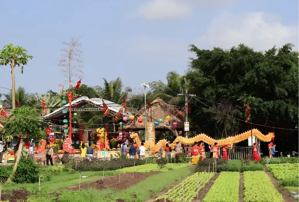Tra Que’s centuries-old farming tradition shapes its annual Cau Bong Festival (Source: vietnam.vn)