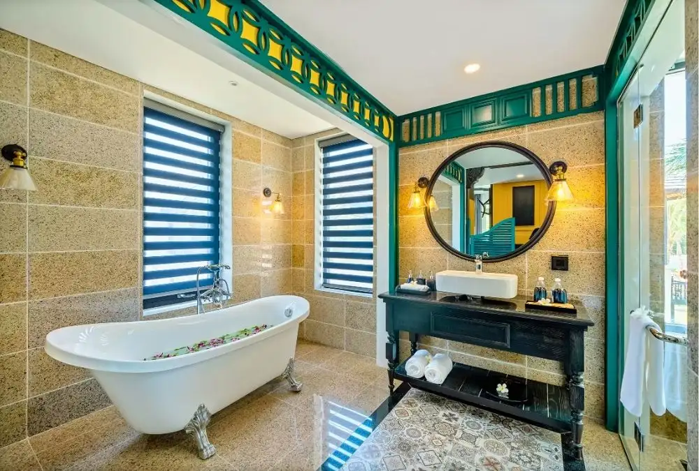 An Indochine room inspired by Hoi An's nostalgia
