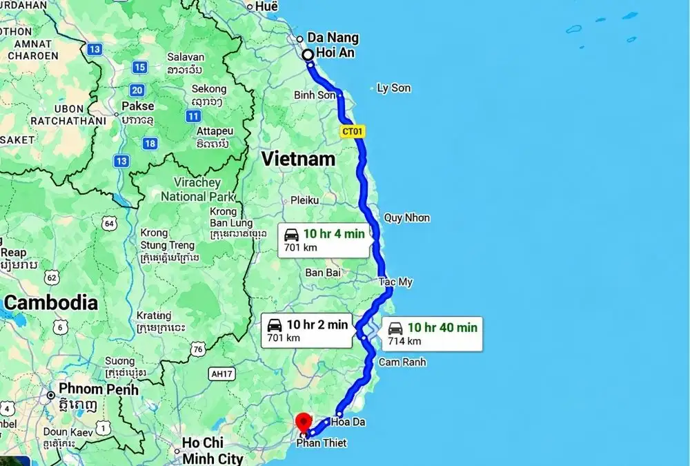 Hoi An to Mui Ne: 3 Routes Compared for Travel, Scenery and Adventure