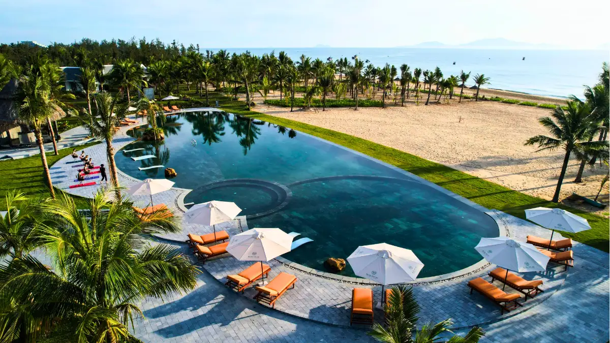 Bliss Hoi An offers an oceanfront base for resting before or after a long Central Vietnam road trip