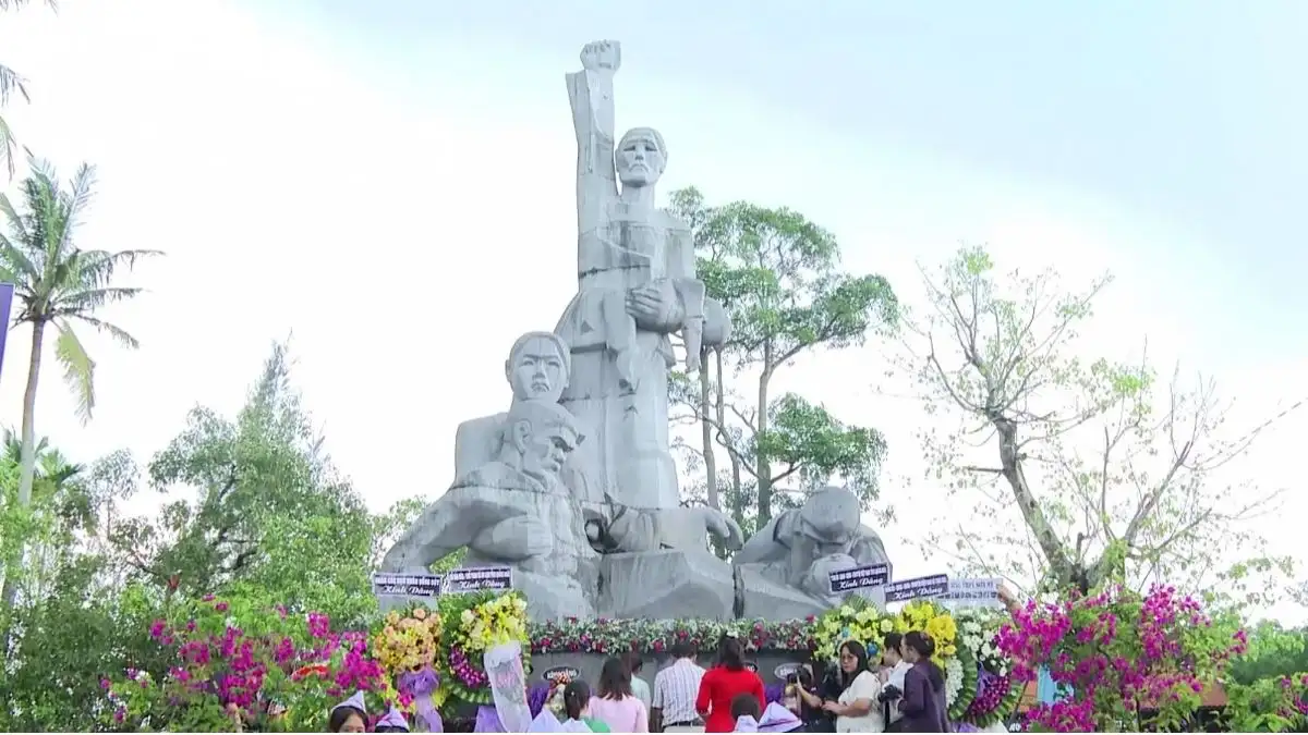 Son My Memorial Site, a historic site commemorating the victims of the 1968 My Lai Massacre in Quang Ngai (Source: Bao An Giang)