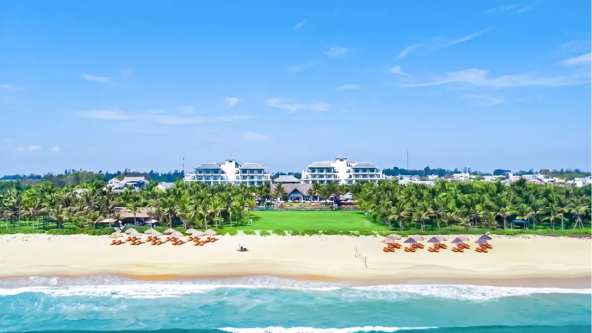 Bliss Hoi An Beach Resort & Wellness sits on Binh Minh Beach