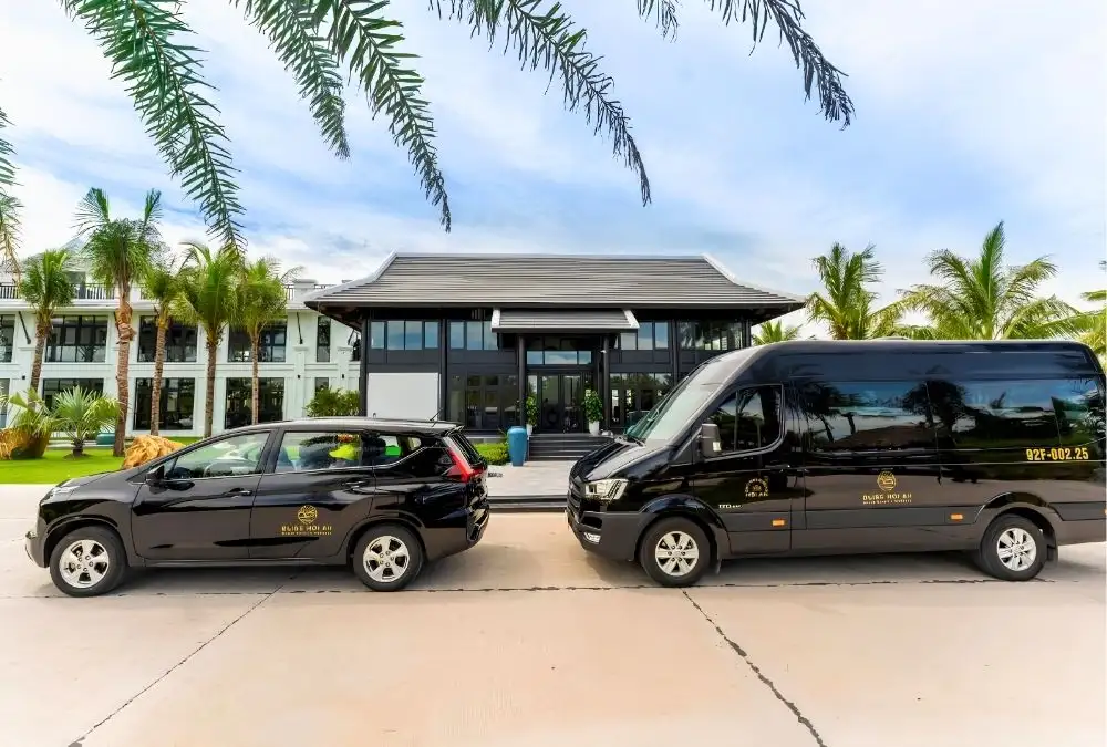 A private car with a driver is the most convenient option for a day trip from Hoi An to Tam Ky
