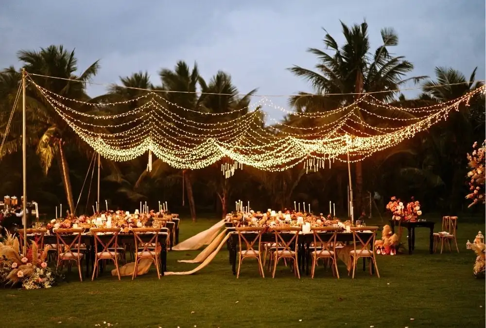 A welcome dinner is the couple's choice to host, and it is often the meal guests remember best