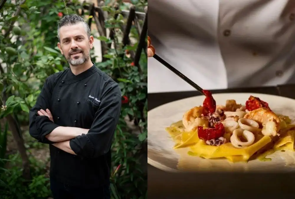 Enrico brings Sicily to the table, and he tells the story of each dish as it arrives (Source: chefmaison.com)