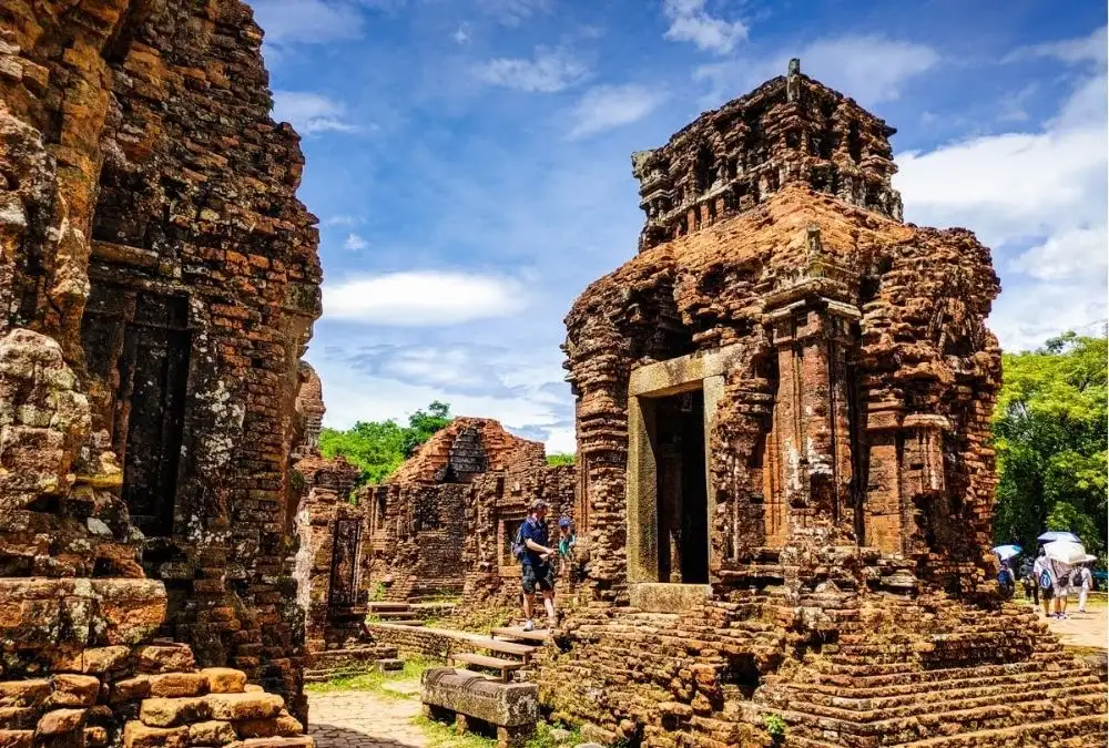 Red-brick temple towers at My Son Sanctuary (Source: Bao Tuoi Tre)